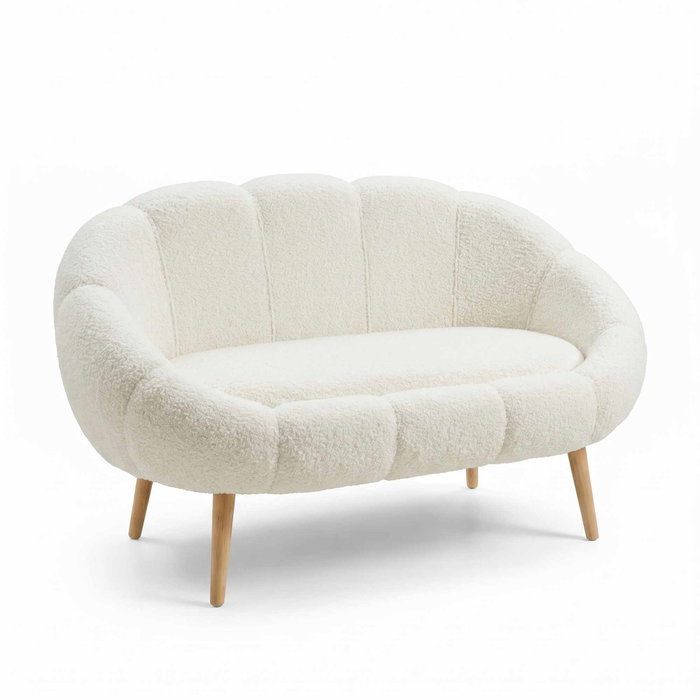 Atelier Del Sofa Lida - Sofá de 2 plazas Blanco Atelier Del Sofa Lida - Sofá de 2 plazas Blanco